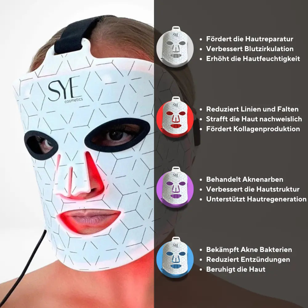 LED Maske | LED Lichttherapie Gesichtsmaske